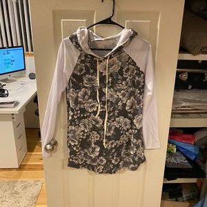 Floral Hoodie